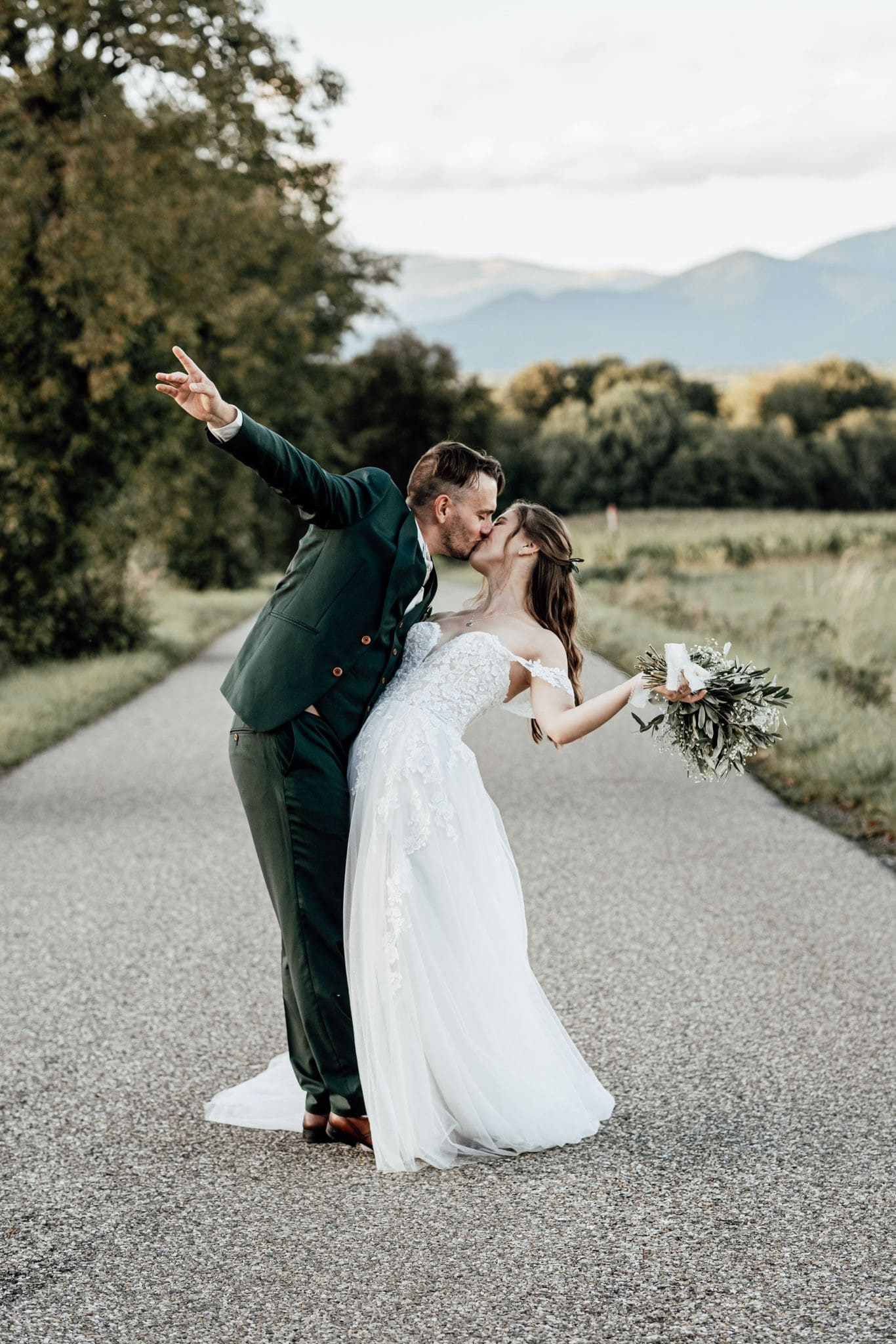 Mariés à la cérémonie